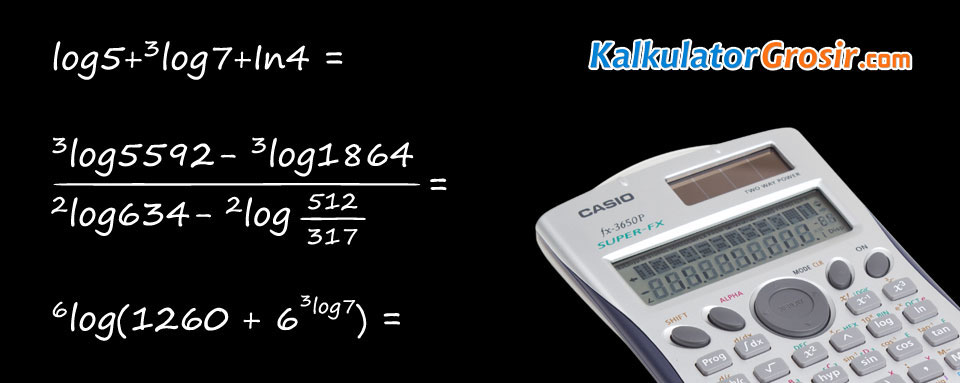 Menghitung Logaritma Dengan Kalkulator Scientific