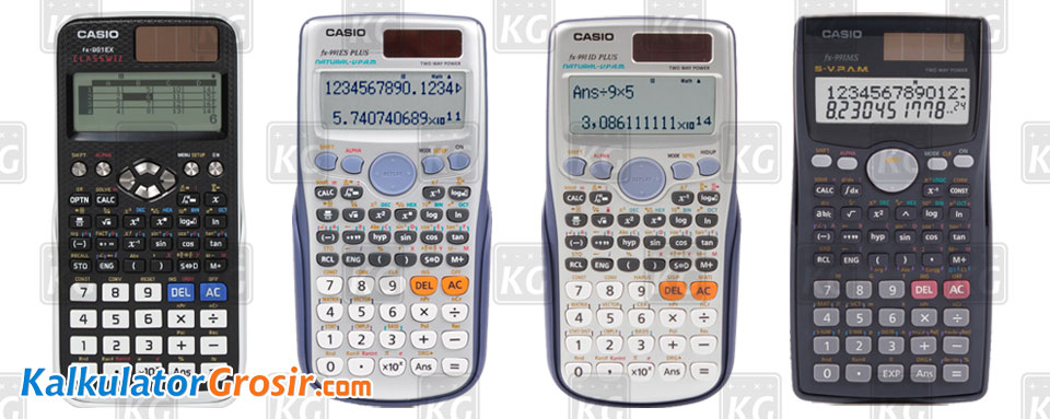 Perbandingan Kalkulator Casio FX 991EX, FX 991ES, FX 991ID, FX 991MS
